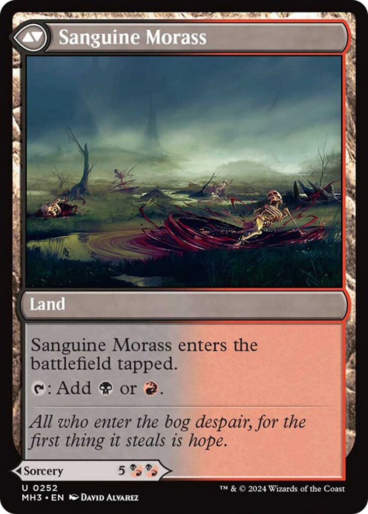 Bloodsoaked Insight // Sanguine Morass [Modern Horizons 3] | Good Games Morley