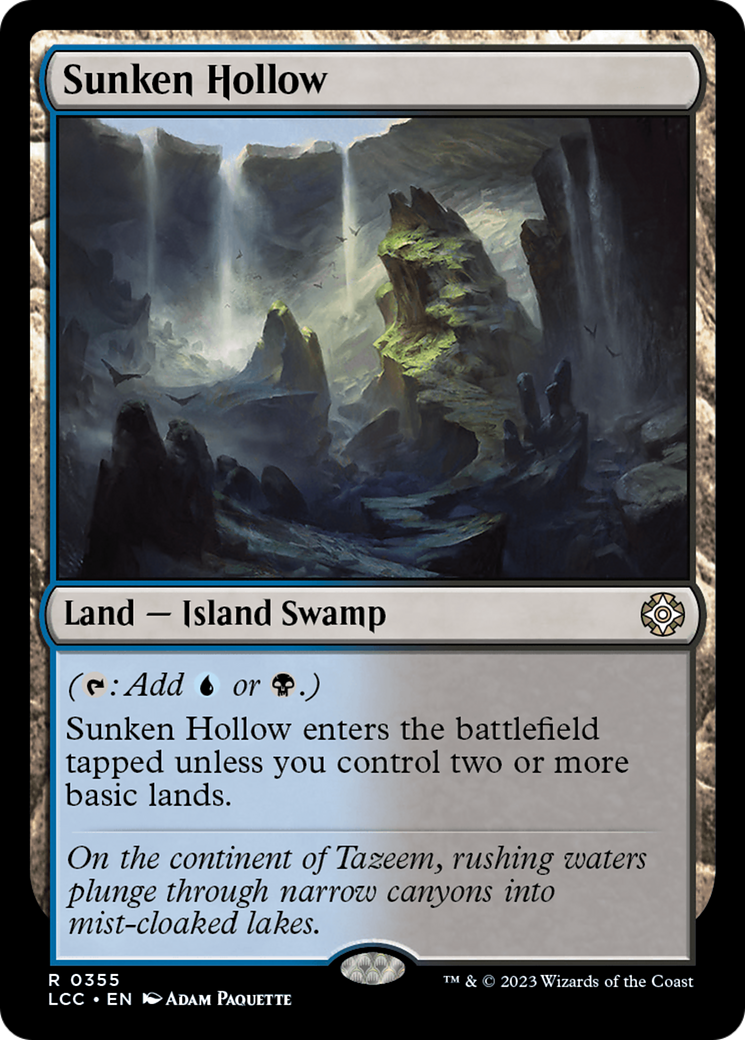 Sunken Hollow [The Lost Caverns of Ixalan Commander] | Good Games Morley