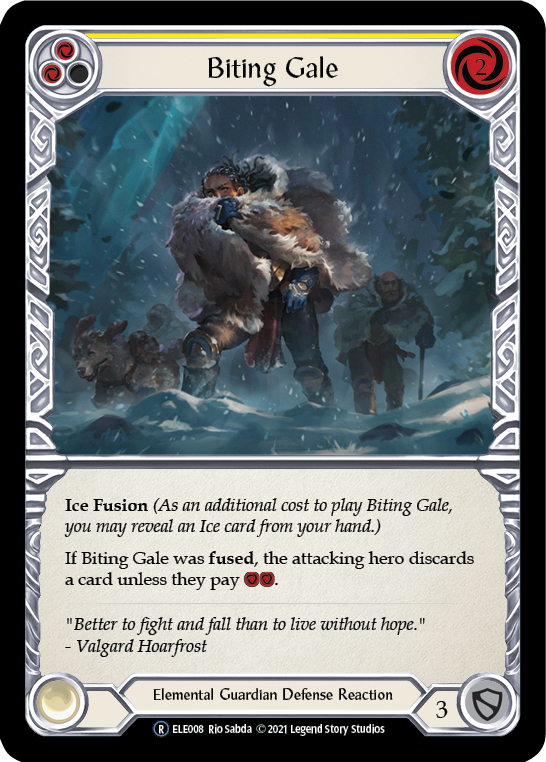 Biting Gale (Yellow) [U-ELE008] (Tales of Aria Unlimited)  Unlimited Normal | Good Games Morley