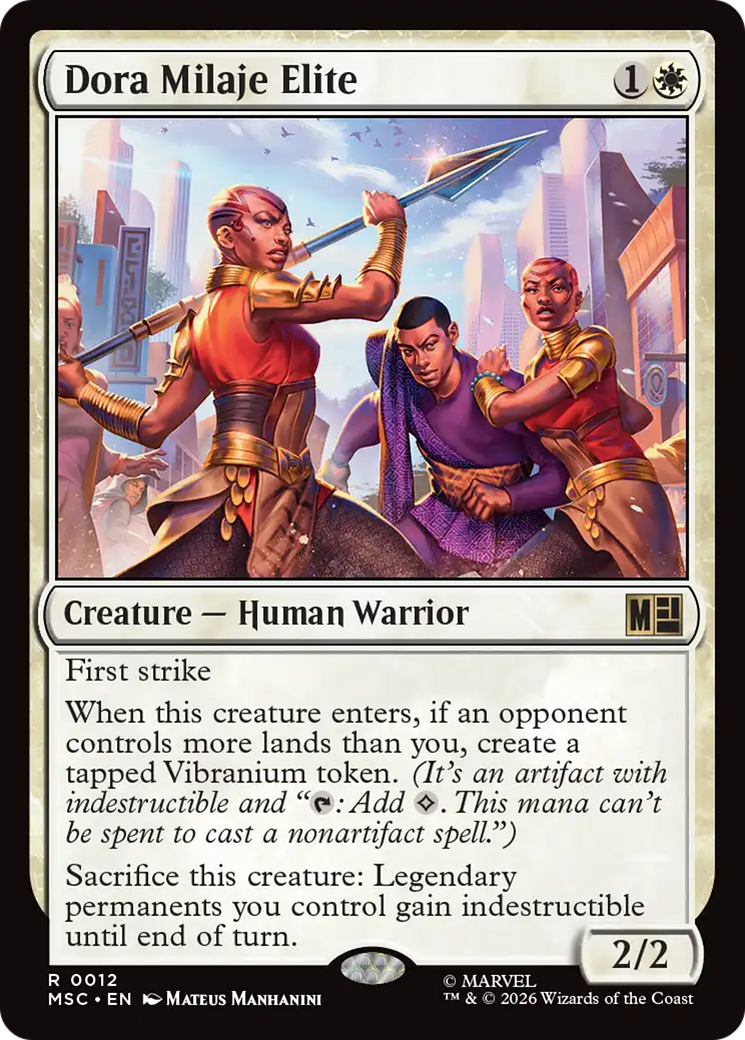 Dora Milaje Elite (Surge Foil) [Marvel Super Heroes Commander] | Good Games Morley