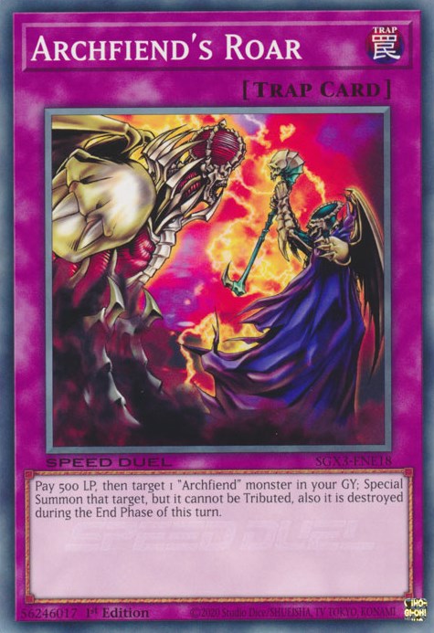 Archfiend's Roar [SGX3-ENE18] Common | Good Games Morley