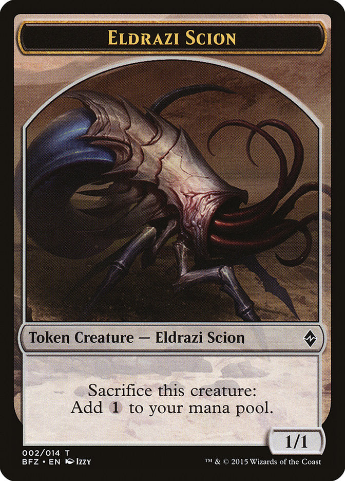 Eldrazi Scion Token (002/014) [Battle for Zendikar Tokens] | Good Games Morley