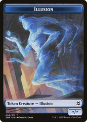Construct // Illusion Double-Sided Token [Zendikar Rising Tokens] | Good Games Morley