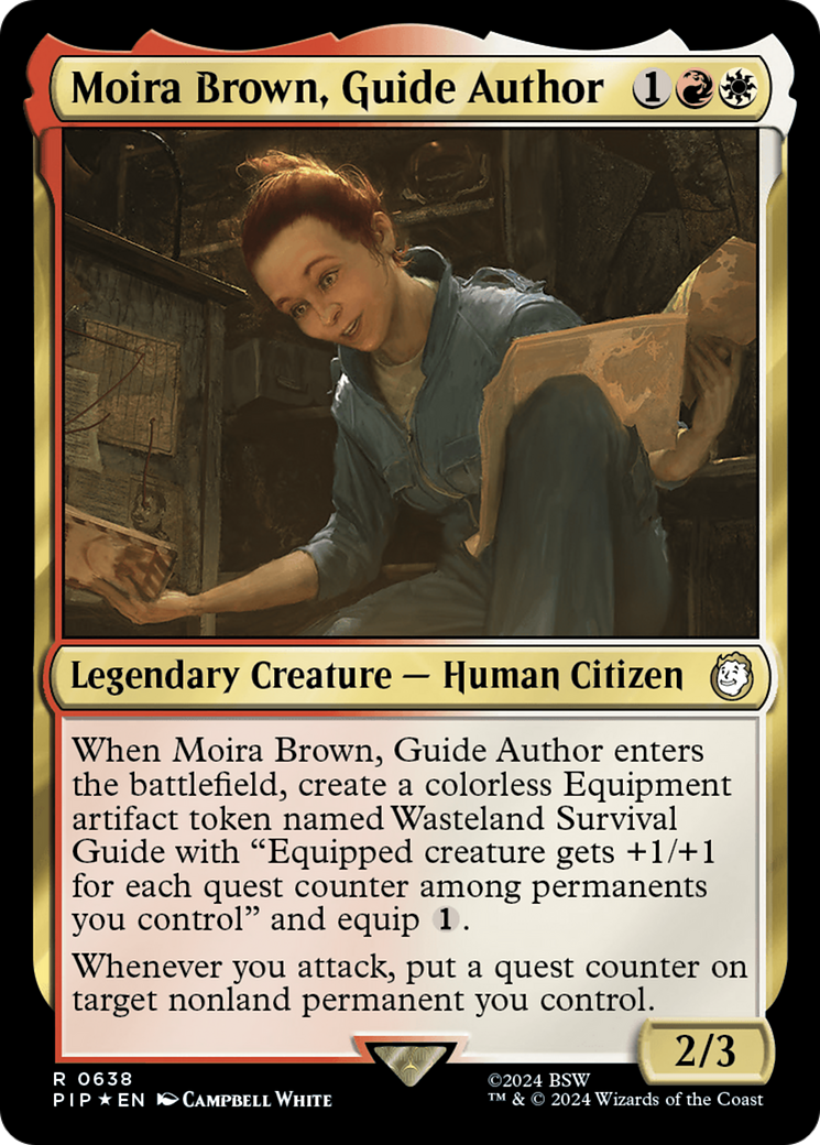Moira Brown, Guide Author (Surge Foil) [Fallout] | Good Games Morley