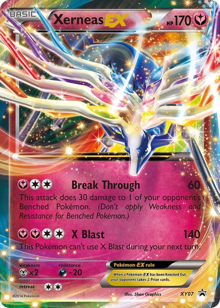Xerneas EX (XY07) [XY: Black Star Promos] | Good Games Morley