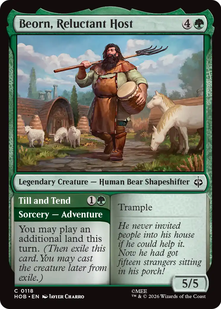 Beorn, Reluctant Host [The Hobbit] | Good Games Morley