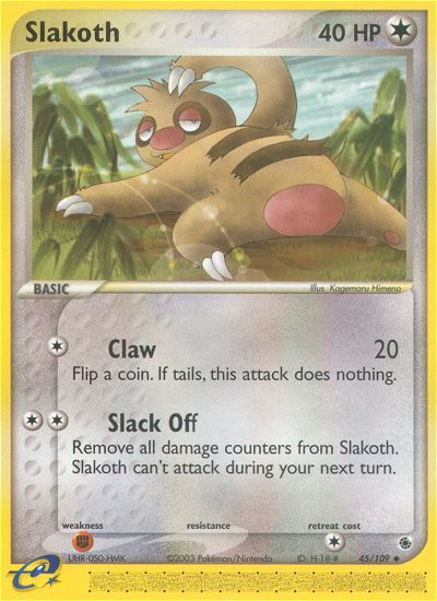 Slakoth (45/109) [EX: Ruby & Sapphire] | Good Games Morley