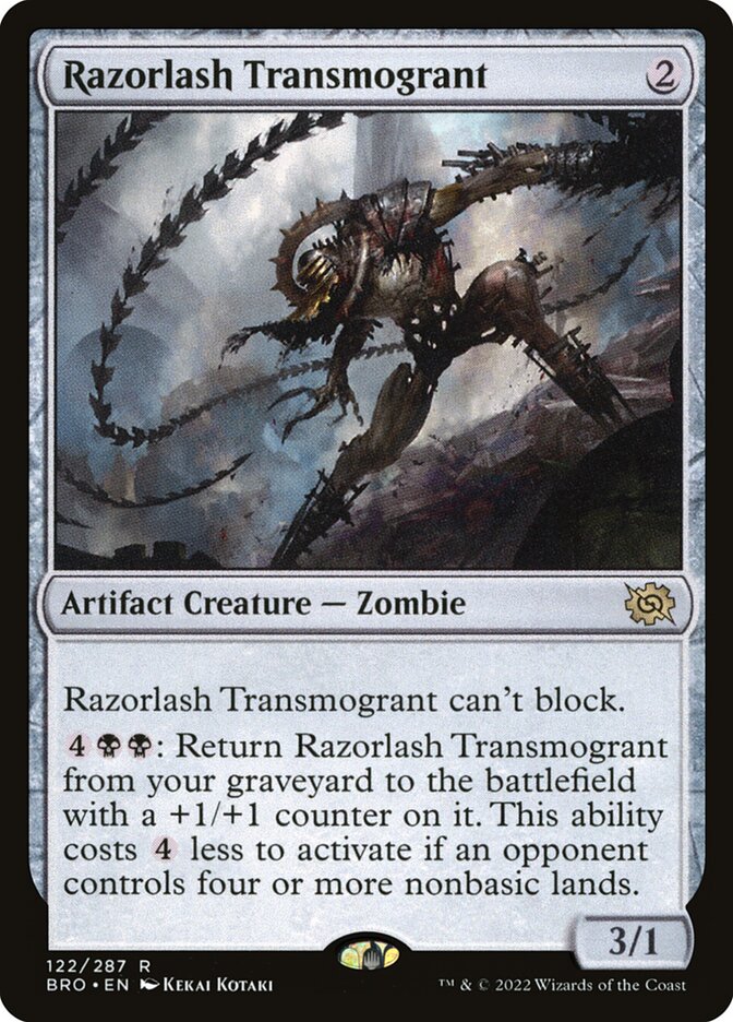 Razorlash Transmogrant 122 (The Brothers' War)  | Good Games Morley