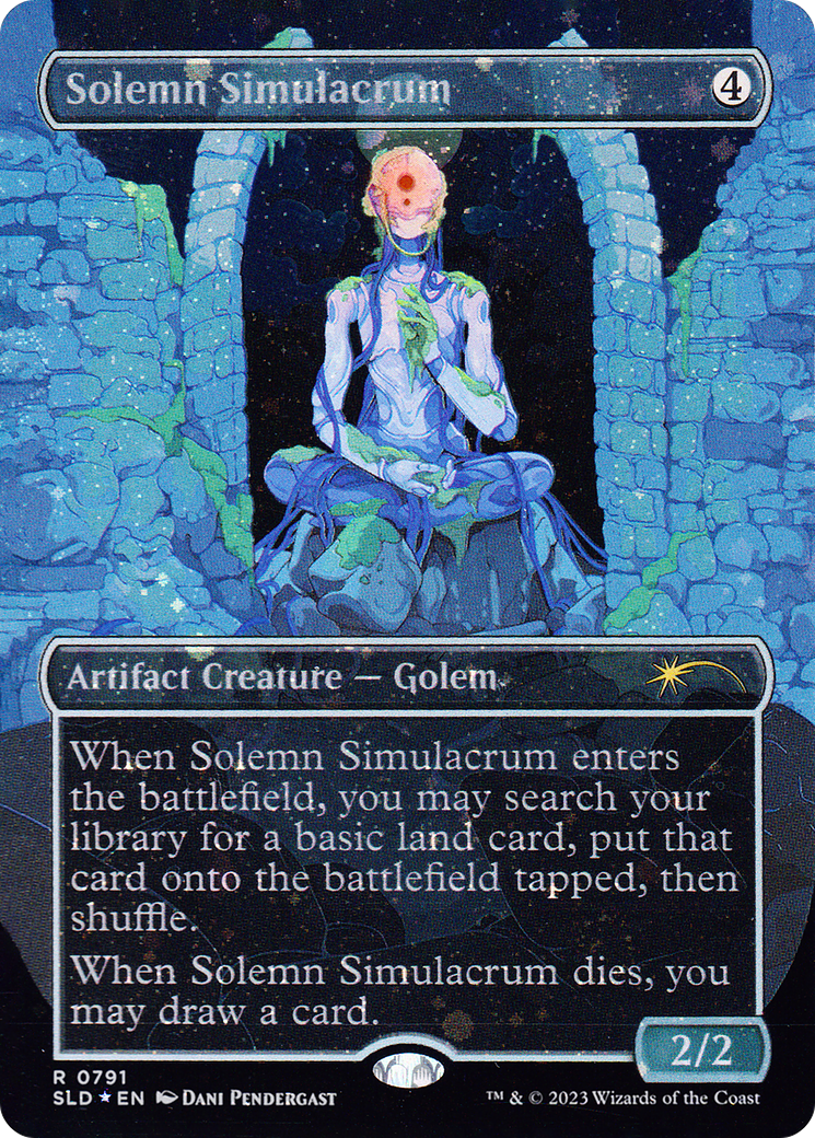 Solemn Simulacrum (1725) (Rainbow Foil) [Secret Lair Drop Series] | Good Games Morley