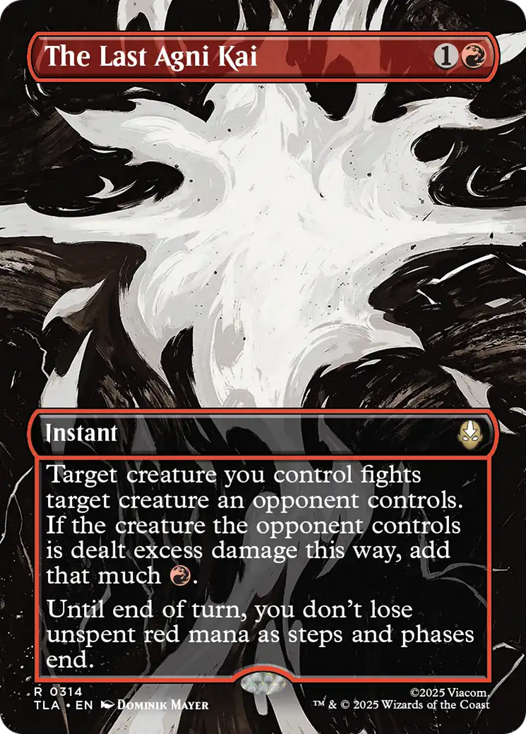 The Last Agni Kai (Borderless) [Avatar: The Last Airbender] | Good Games Morley