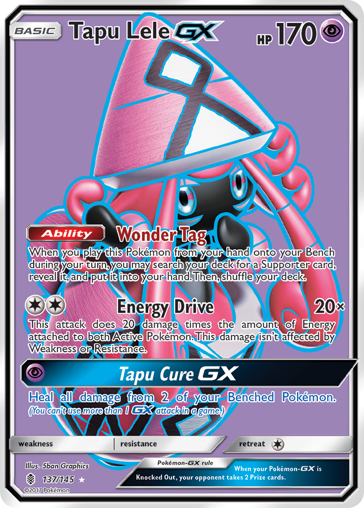 Tapu Lele GX (137/145) [Sun & Moon: Guardians Rising] | Good Games Morley
