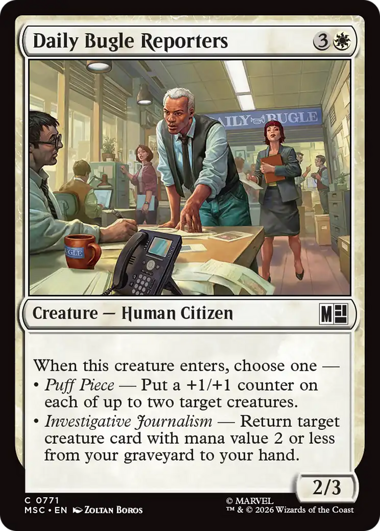 Daily Bugle Reporters [Marvel Super Heroes Commander] | Good Games Morley