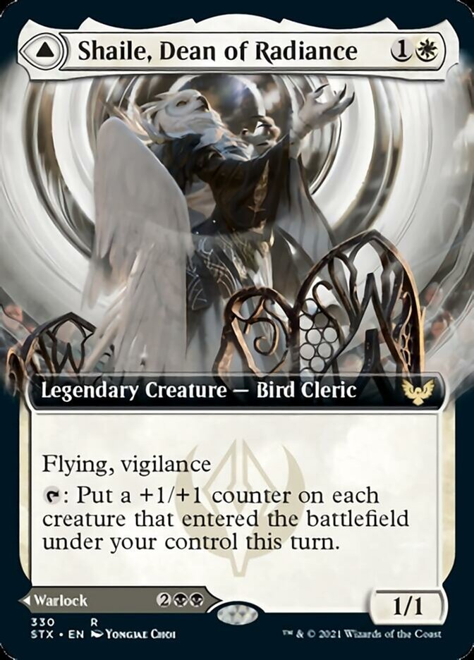 Shaile, Dean of Radiance // Embrose, Dean of Shadow (Extended Art) [Strixhaven: School of Mages] | Good Games Morley