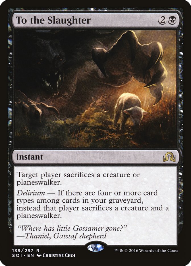 To the Slaughter 139/297 (Shadows over Innistrad)  - Foil | Good Games Morley