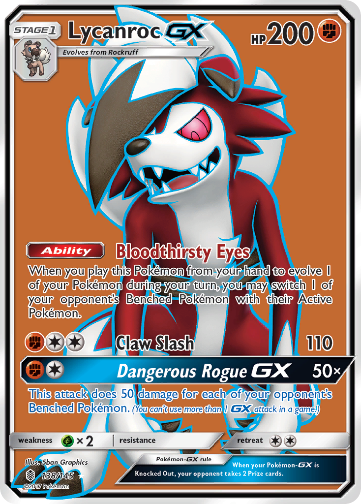 Lycanroc GX (138/145) [Sun & Moon: Guardians Rising] | Good Games Morley