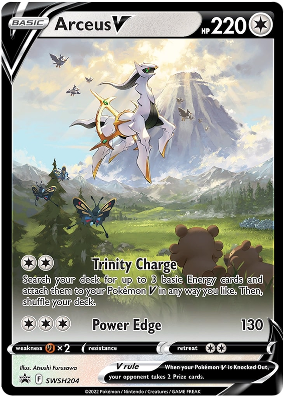 Arceus V (SWSH204) [Sword & Shield: Black Star Promos] | Good Games Morley