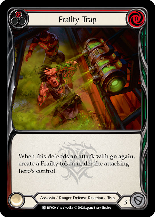 Frailty Trap (Red) [RIP009] (Outsiders Riptide Blitz Deck) | Good Games Morley