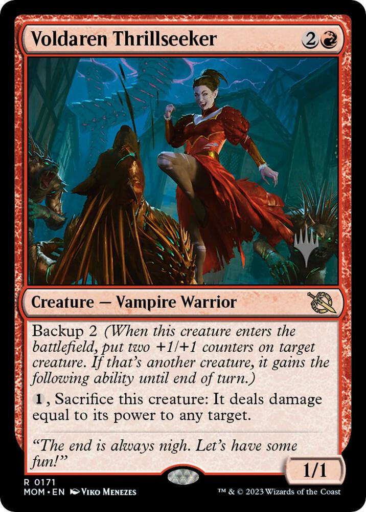 Voldaren Thrillseeker 171p/162 (Promo Pack: March of the Machine)  | Good Games Morley