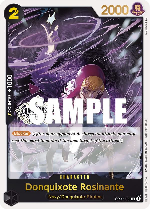 Donquixote Rosinante (Store Championship Participation Pack) OP02-108 (One Piece Promotion Cards)  - Foil | Good Games Morley