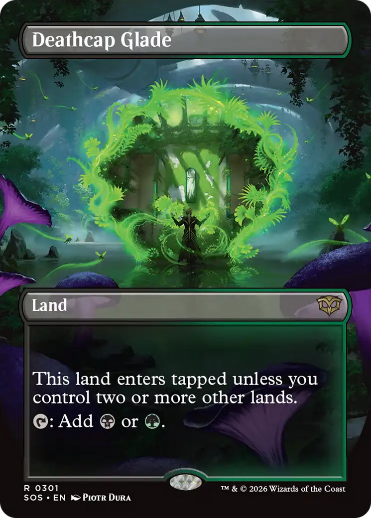 Deathcap Glade (Borderless) [Secrets of Strixhaven] | Good Games Morley