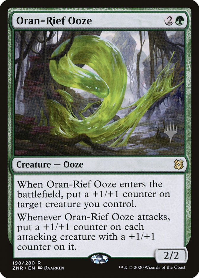 Oran-Rief Ooze (Promo Pack) [Zendikar Rising Promos] | Good Games Morley