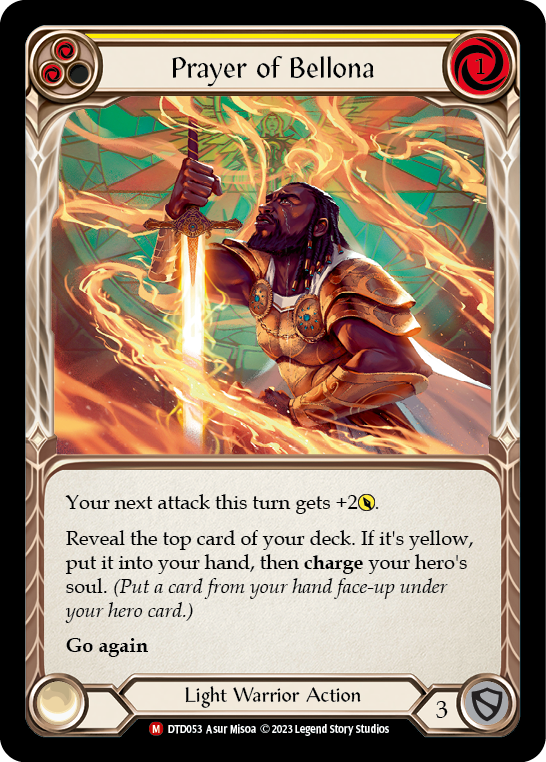 Prayer of Bellona [DTD053] (Dusk Till Dawn)  Rainbow Foil | Good Games Morley