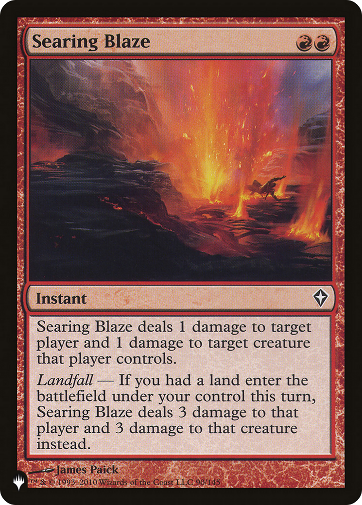 Searing Blaze [The List] | Good Games Morley
