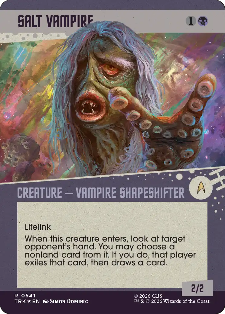 Salt Vampire (Showcase) (Surge Foil) [Star Trek] | Good Games Morley