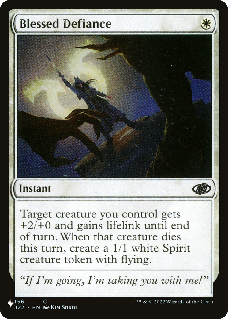 Blessed Defiance [The List] | Good Games Morley