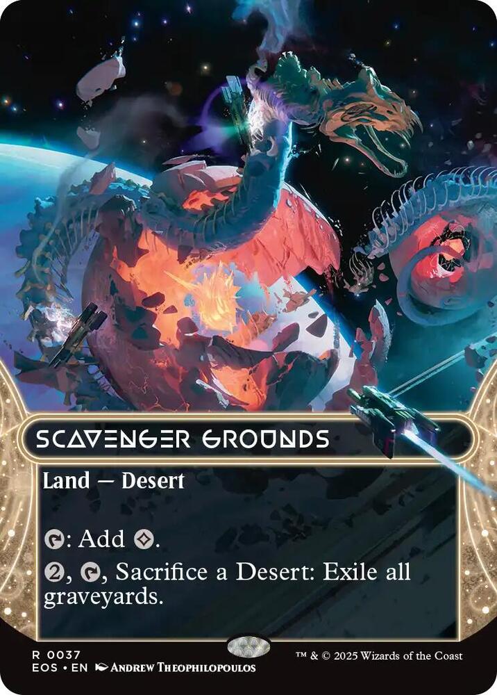 Scavenger Grounds  37/45 (Edge of Eternities: Stellar Sights)  - Borderless Foil | Good Games Morley