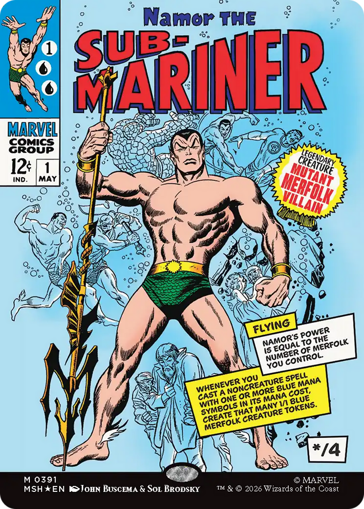 Namor The Sub-Mariner (Borderless) [Marvel Super Heroes] | Good Games Morley