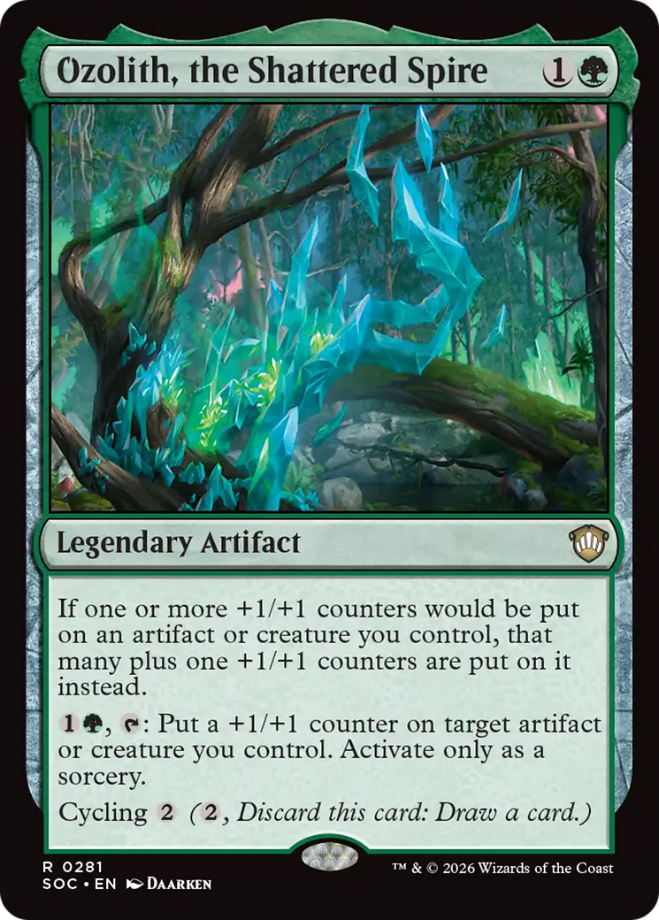 Ozolith, the Shattered Spire [Secrets of Strixhaven Commander] | Good Games Morley