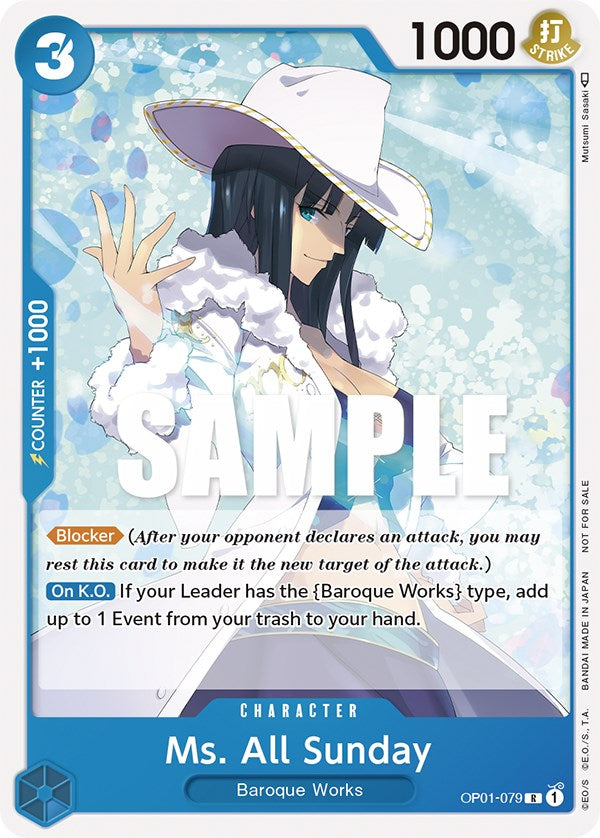 Ms. All Sunday (Promotion Pack 2023) [One Piece Promotion Cards] | Good Games Morley