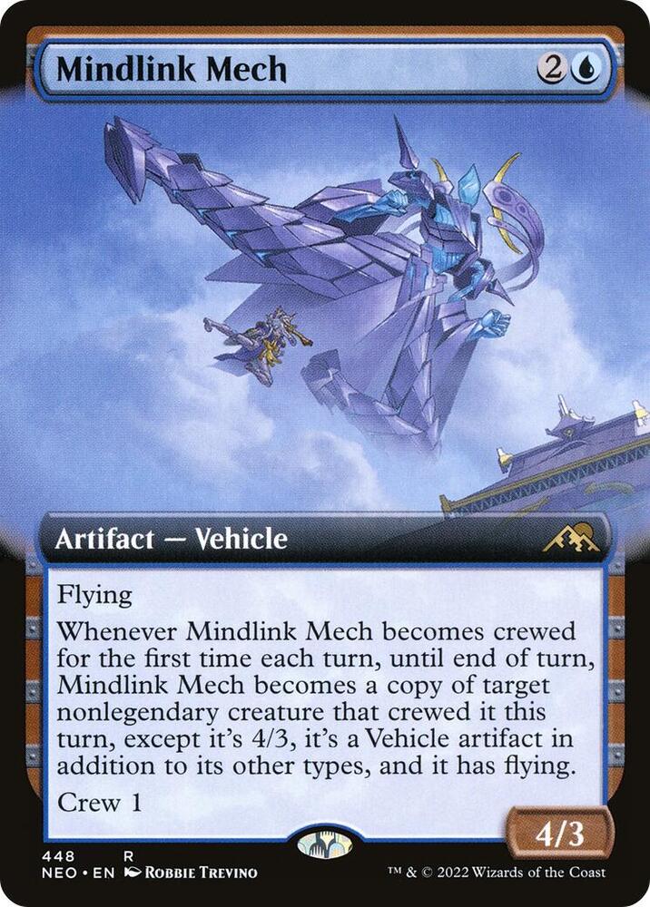 Mindlink Mech 448/302 (Kamigawa: Neon Dynasty)  - Extended Art Foil | Good Games Morley