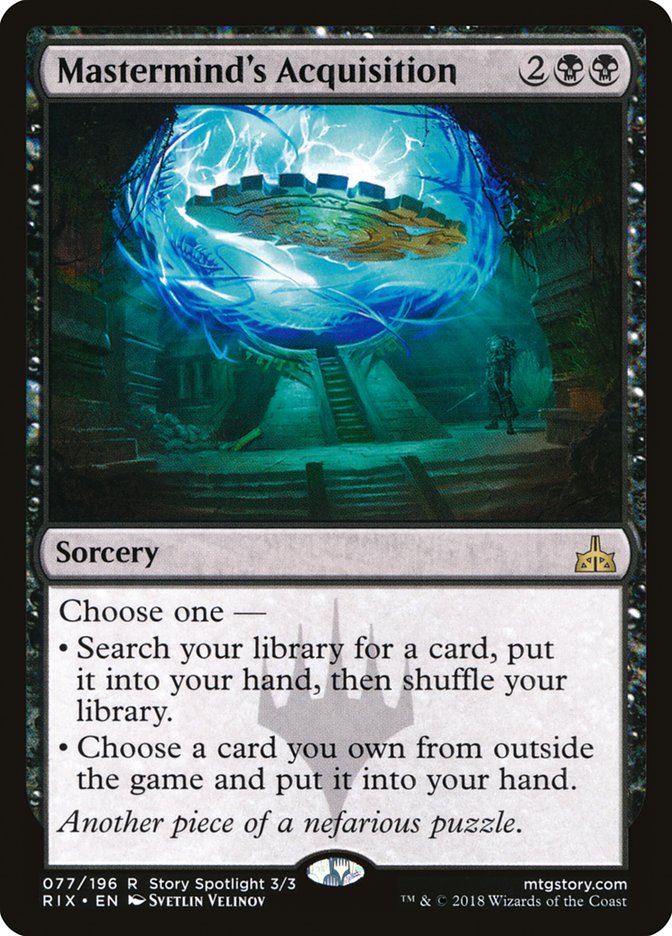 Mastermind's Acquisition 77/196 (Rivals of Ixalan)  | Good Games Morley