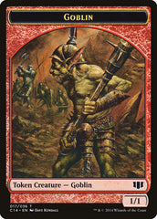 Goblin // Goat Double-Sided Token [Commander 2014 Tokens] | Good Games Morley