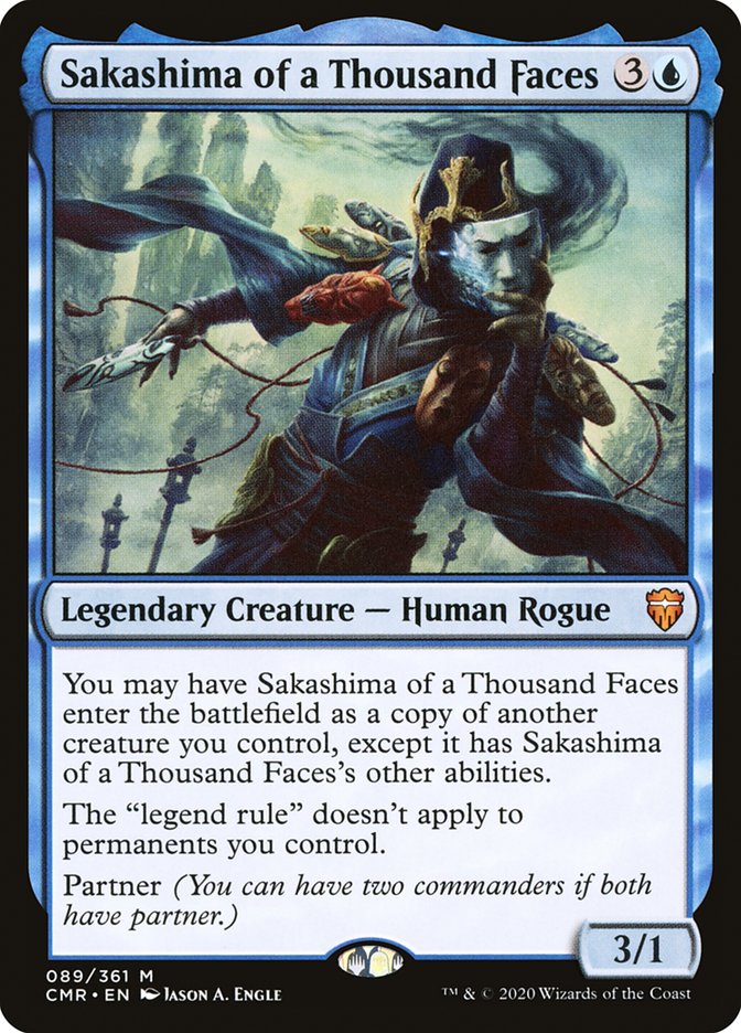 Sakashima of a Thousand Faces 89 (Commander Legends)  - Foil | Good Games Morley