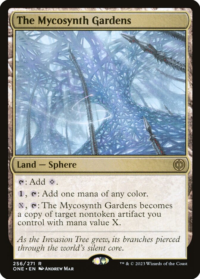 The Mycosynth Gardens 256 (Phyrexia: All Will Be One)  - Foil | Good Games Morley