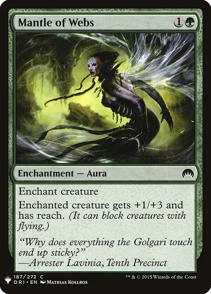 Mantle of Webs [Mystery Booster] | Good Games Morley