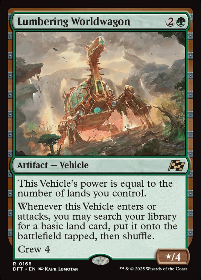 Lumbering Worldwagon 168/291 (Aetherdrift)  | Good Games Morley