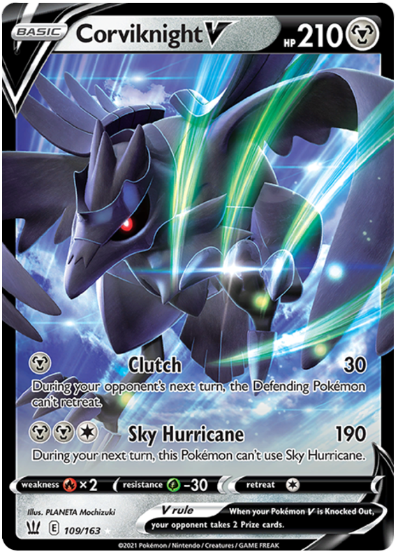 Corviknight V (109/163) [Sword & Shield: Battle Styles] | Good Games Morley