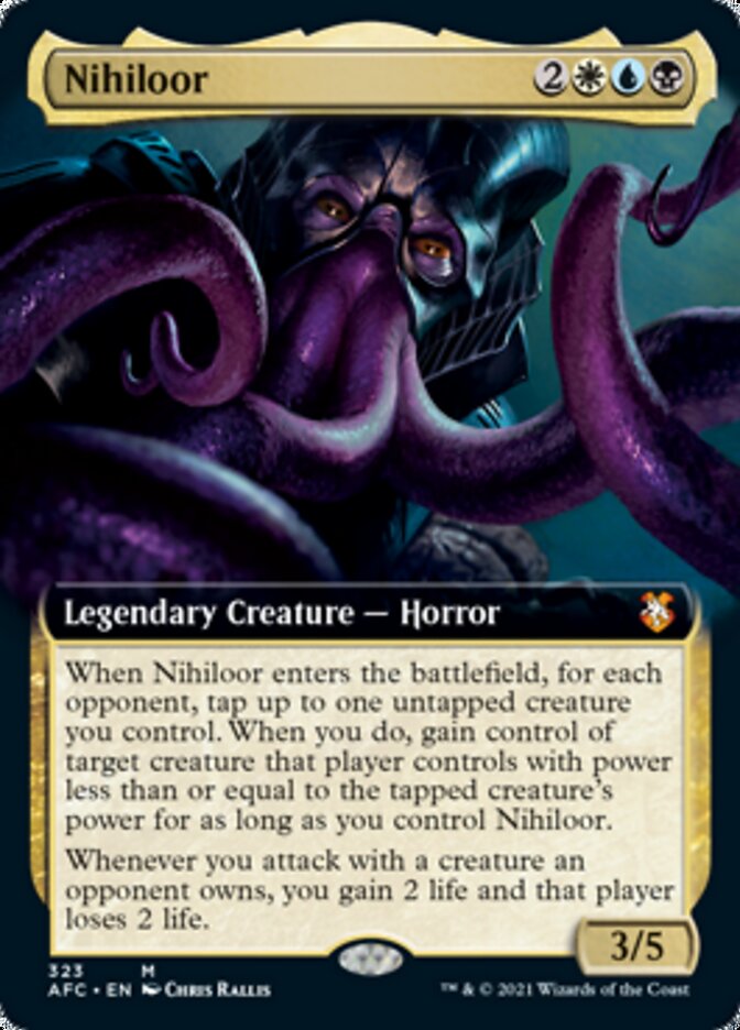 Nihiloor (Extended Art) [Dungeons & Dragons: Adventures in the Forgotten Realms Commander] | Good Games Morley