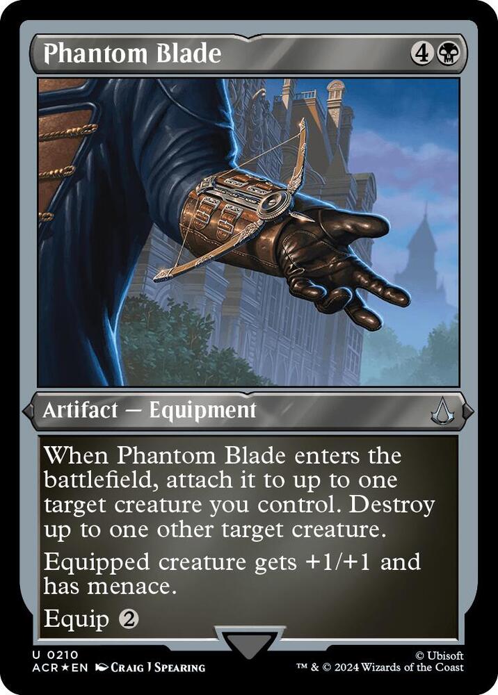 Phantom Blade 210 (Universes Beyond: Assassin's Creed)  - Etched Foil | Good Games Morley