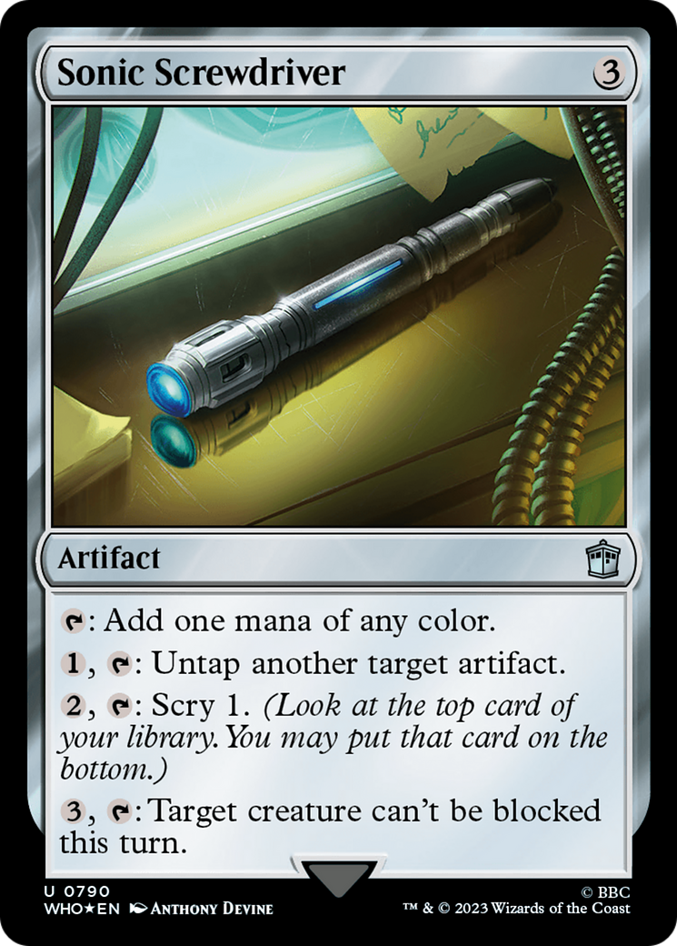 Sonic Screwdriver (0790) (Surge Foil) [Doctor Who] | Good Games Morley