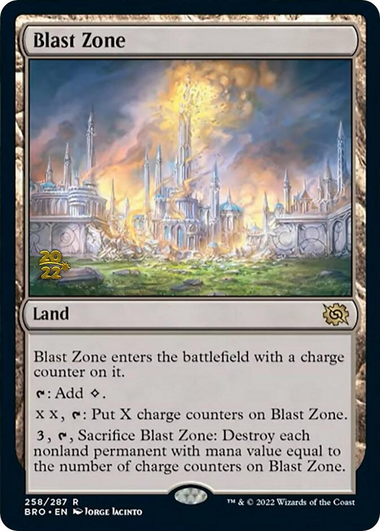Blast Zone (258) [The Brothers' War Prerelease Promos] | Good Games Morley