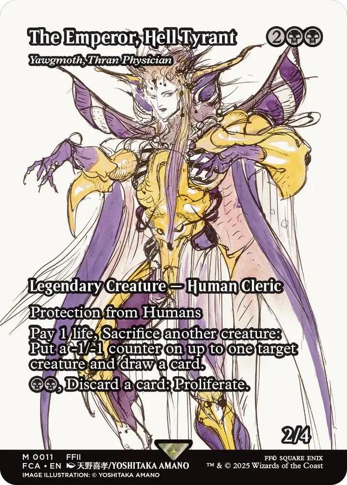 The Emperor, Hell-Tyrant - Yawgmoth, Thran Physician 11/64 (FINAL FANTASY: Through the Ages)  - Showcase | Good Games Morley