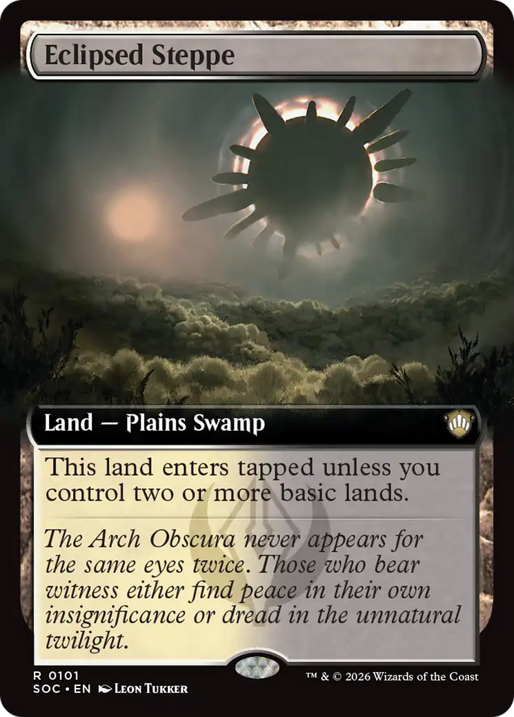 Eclipsed Steppe (Extended Art) [Secrets of Strixhaven Commander] | Good Games Morley