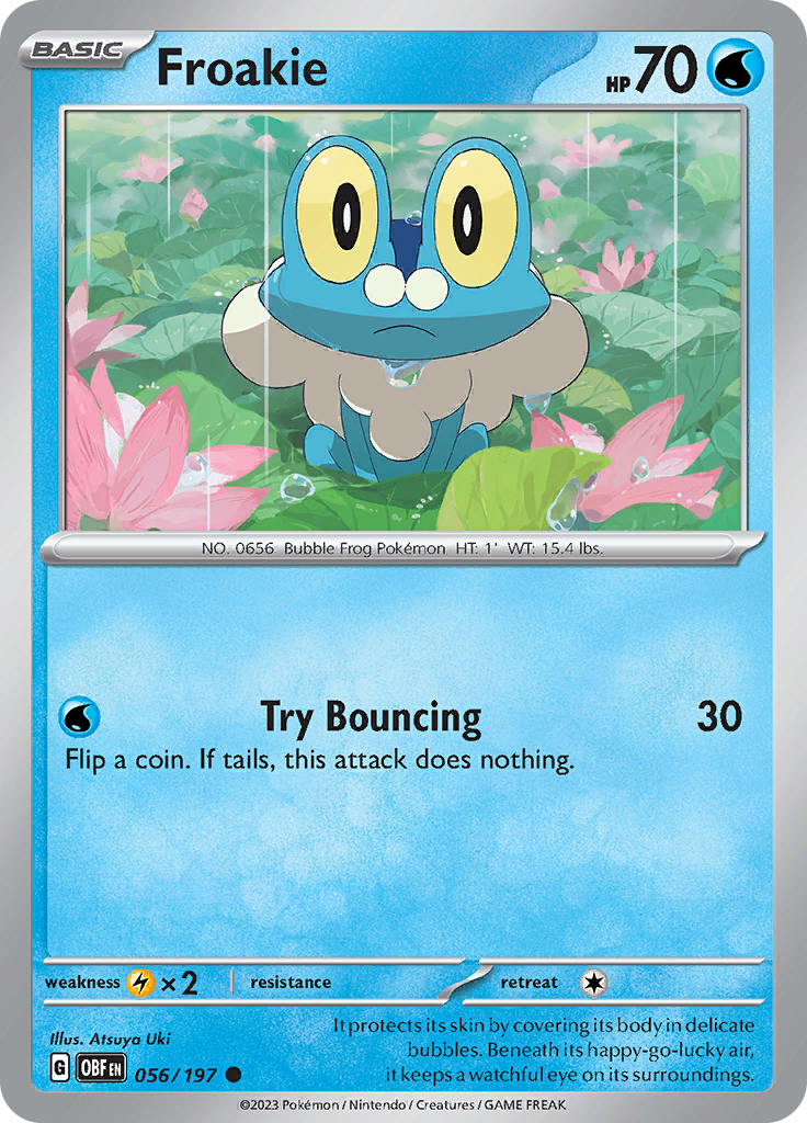Froakie (056/197) [Scarlet & Violet: Obsidian Flames] | Good Games Morley