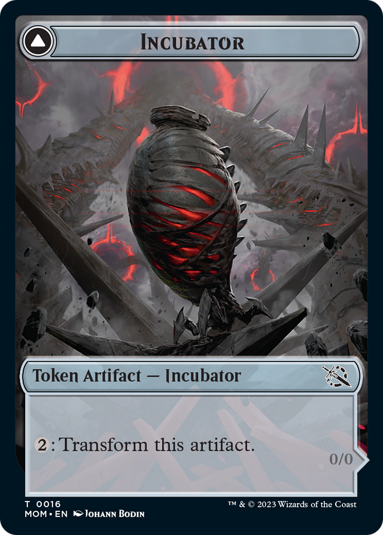Incubator // Phyrexian (16) Double-Sided Token [March of the Machine Tokens] | Good Games Morley