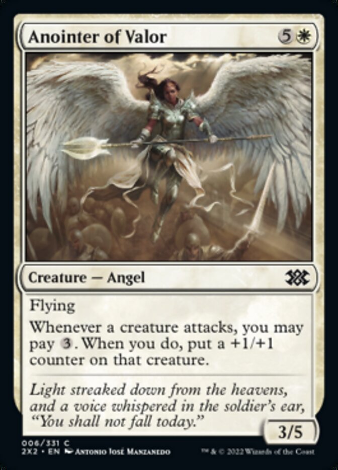 Anointer of Valor [Double Masters 2022] | Good Games Morley